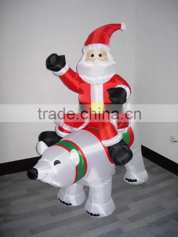 Inflatable bear decoration