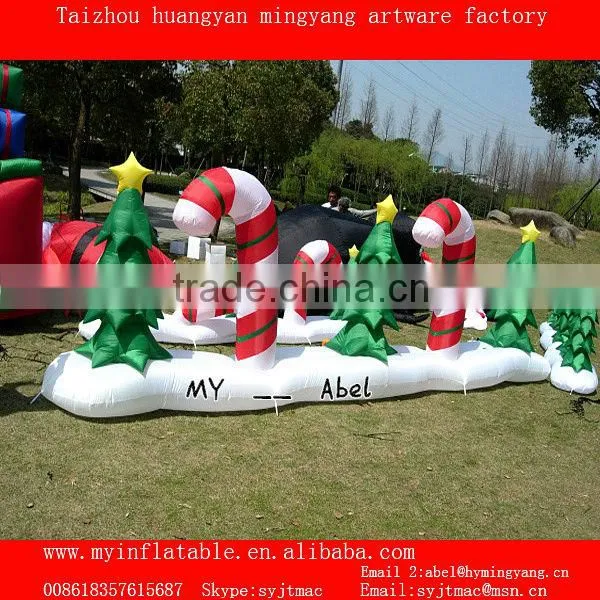 MY christmas inflatables santa claus fabric crafts to sell