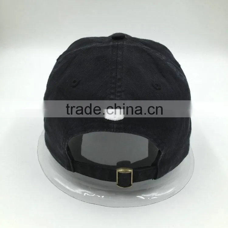 Wholesale unconstructed brushed cotton washed baseball cap