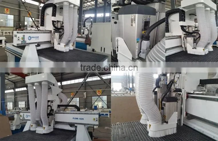 philicam F2-9 atc spindle cnc router carving wooden door making machine