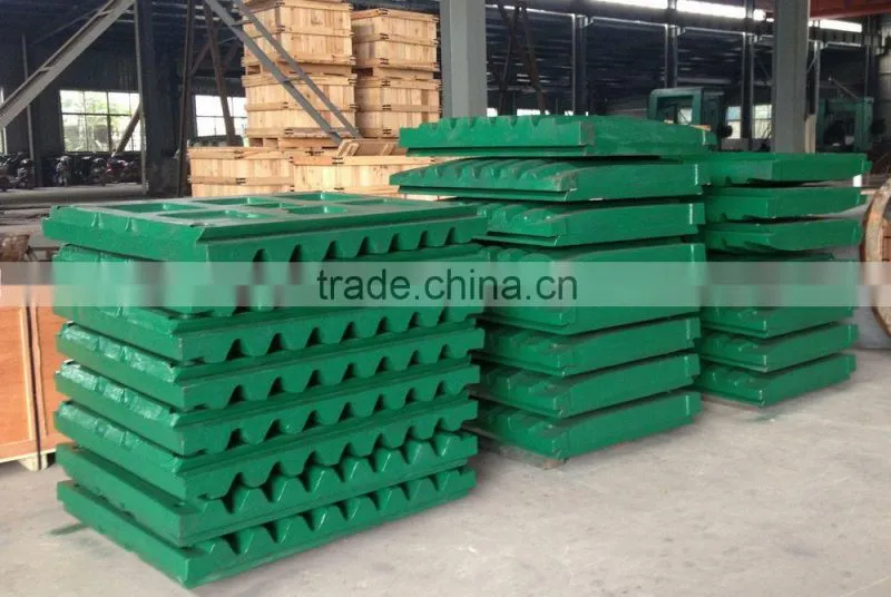 Movable Jaw Stone Crusher Spare Parts crusher plate for PE PEX crusher