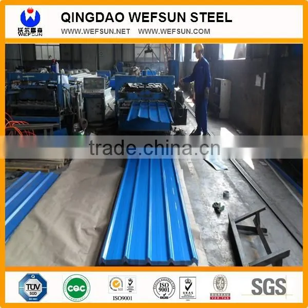 Practical competitive price color-coated corrugated steel plate