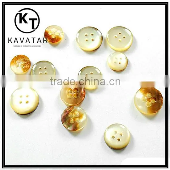 Bulk green 4-hole resin button for shirt & baby cloth
