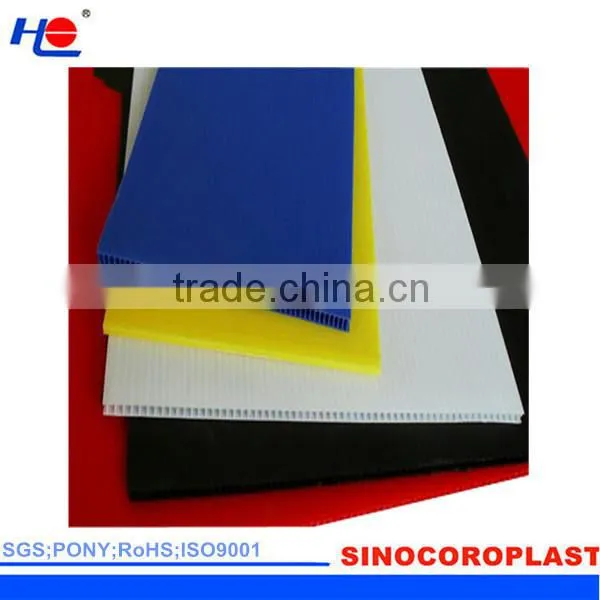 non-corrosive and chemical resistance correx fluted pp sheet/board
