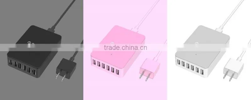 2015 HOT Sell NEW 6 ports desktop charger with Interingent Charging IC CSE-6U