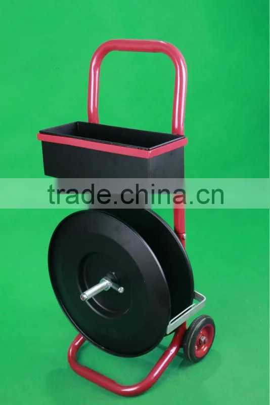 Single/multi coil Strapping Dispenser Trolley for Cardboard Core
