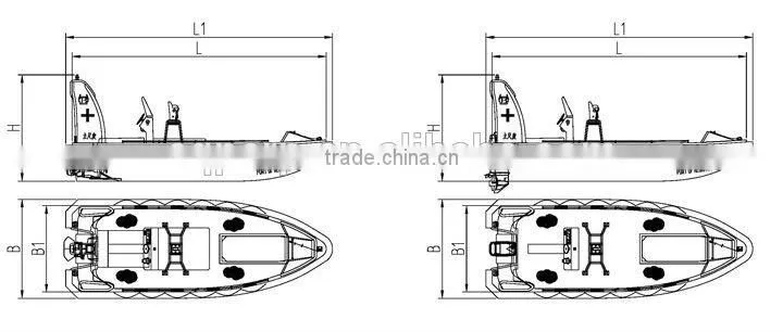 6M FRP Life Boat/Marine Rescue Boat