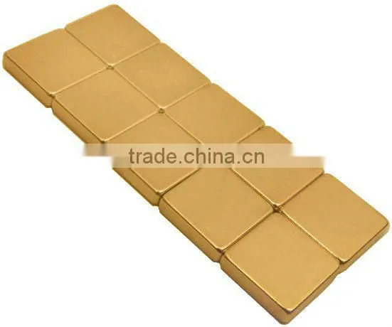 Cheap stock sintered ndfeb powerful permanent neodymium block magnet