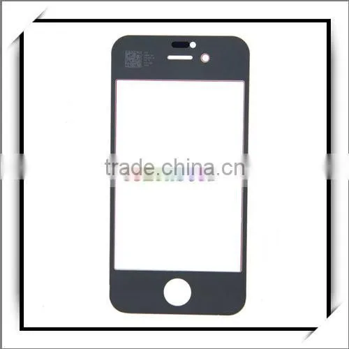 Top Quality !! Front Screen Glass Lens for iPhone 4S Red