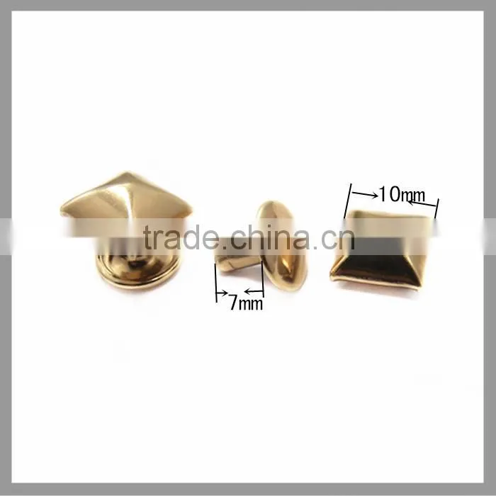 Custom Decorative Copper Pyramid Spot Rivets