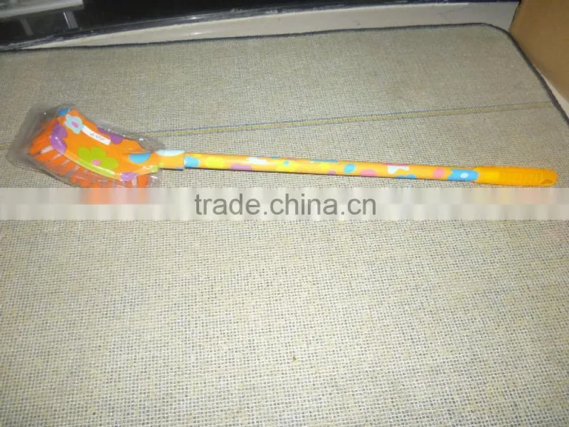 plastic toilet brush with printing handle