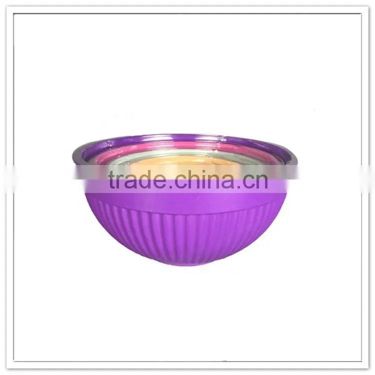 Market new arrival popular reusable plastic mixing bowl set