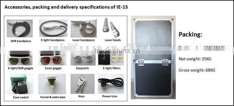 Shr Elight Permanent Laser Hair Removal Laser Tattoo Removal Beauty Instrument