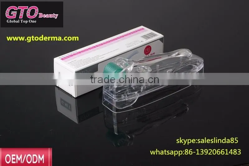 GTO skin care dermaroller microneedle 192 needles MTS derma roller