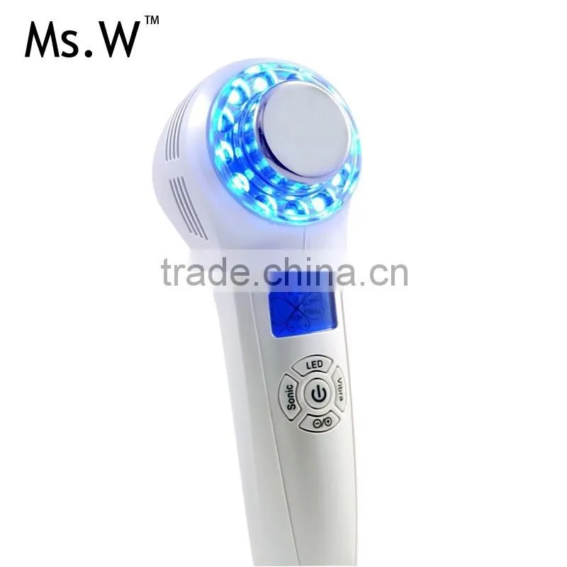 Ultrasonic IPL photon facial beauty device/facial rejuvenation device/facial massage device