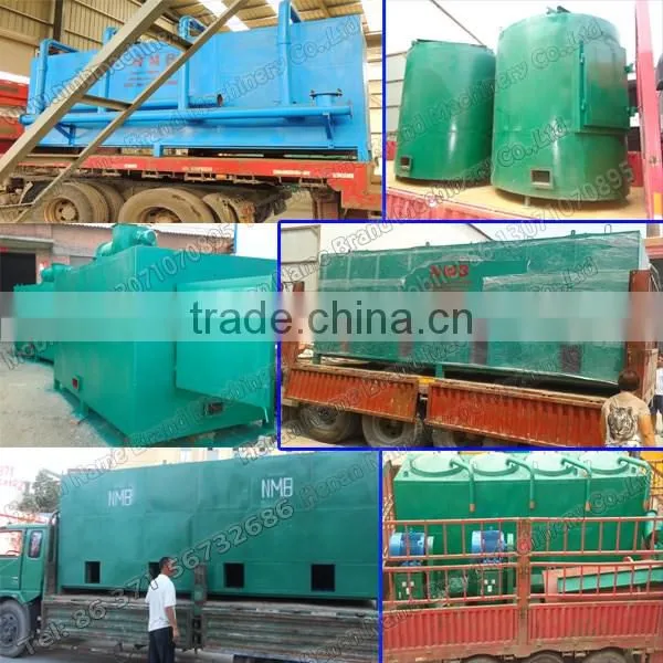 Best choice smokeless sawdust continuous wood charcoal carbonization furnace