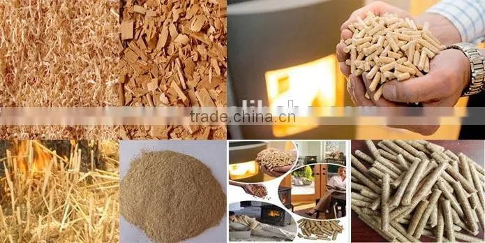Tractor Towed Wood Pellet Machinery Line/Wood Pellet Mill Plant