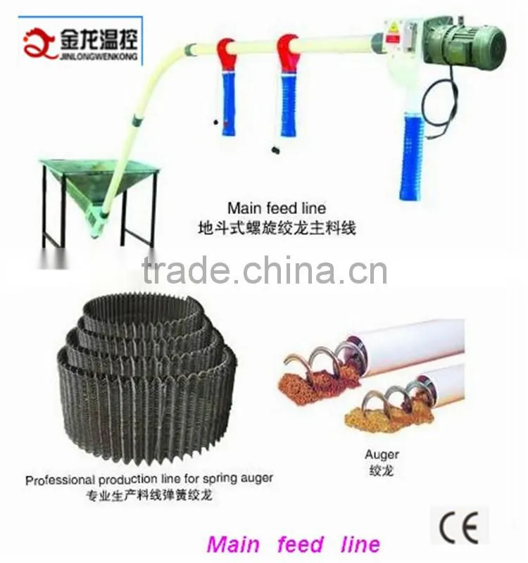 auger feed system for poultry