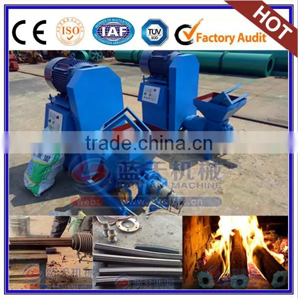 Hydraulic briquetting oak wood charcoal powder briquette making machine