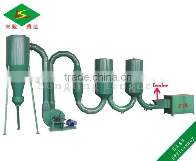 New pipe wood sawdust dryer machine