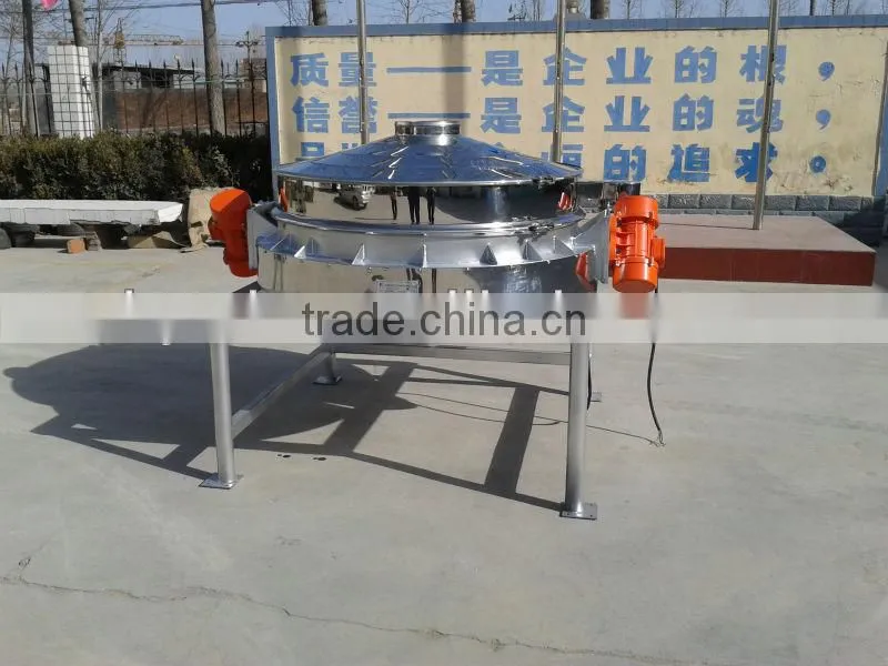 Stainless steel 304 food grade rotary screener for flour