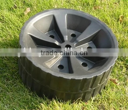 foldable wagon wheel 10" plastic wheel