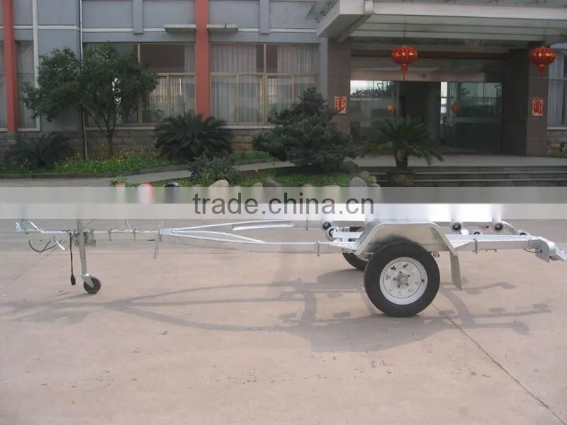 hot dip galvanized rail motorcycle trailer