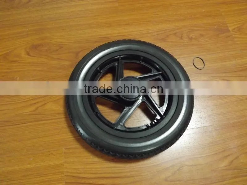 20 inch semi-pneumatic wheel/plastic cart wheels
