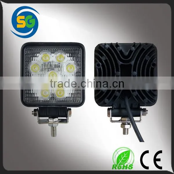 High Quality 27 Watt excavator led work light 12v Offroad Auto 27w Led Working Light For forklift