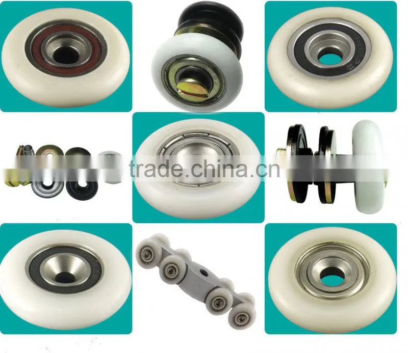 YCZCO origin PA66 sliding shower door bearing roller