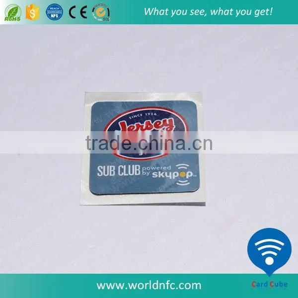 Self Adhesive ISO15693 HF RFID Label, ISO14443A NFC Tag for Supermarket