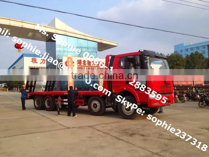 big carry excavator truck,FAW truck for transport excavator ,load sensor truck
