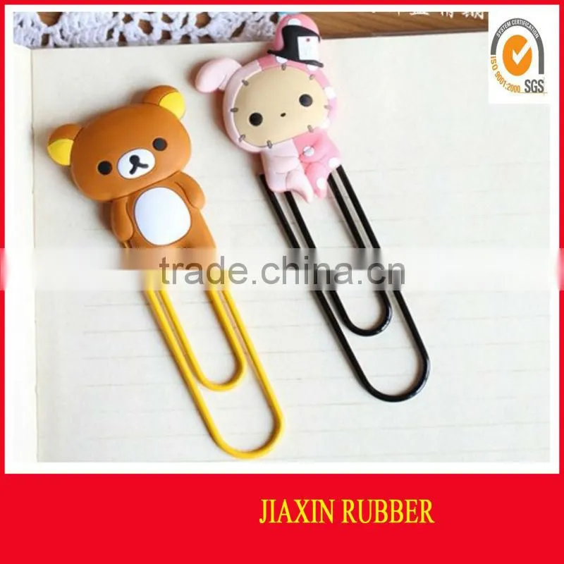 Paper Clip with Many Kinds of Designs silicone bookmark