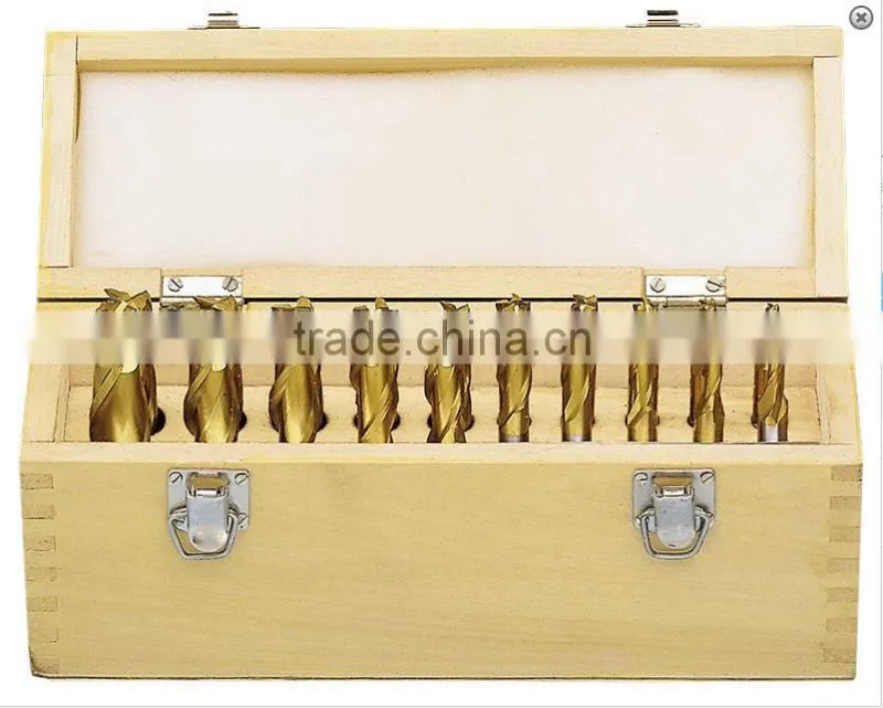 End Milling Set HSS TiN