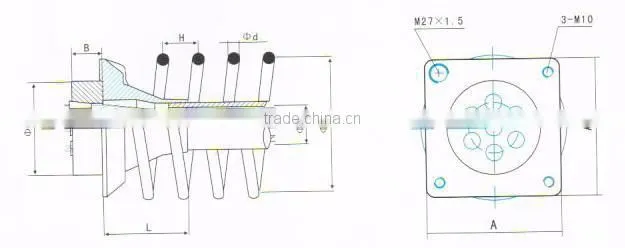 Concrete Anchor Wedges Bearing Plate
