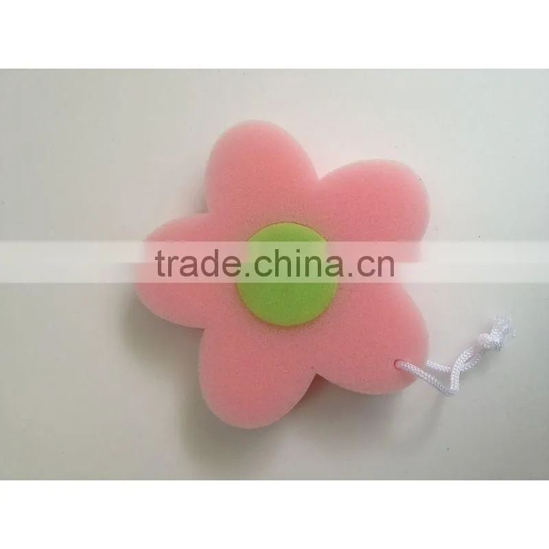 Flower shape bath sponge/ Soft Sponge for shower