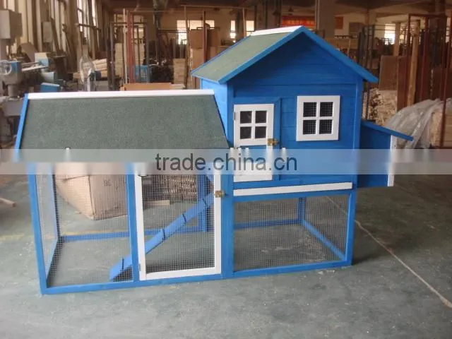 Color Painting Wooden Chicken Coop
