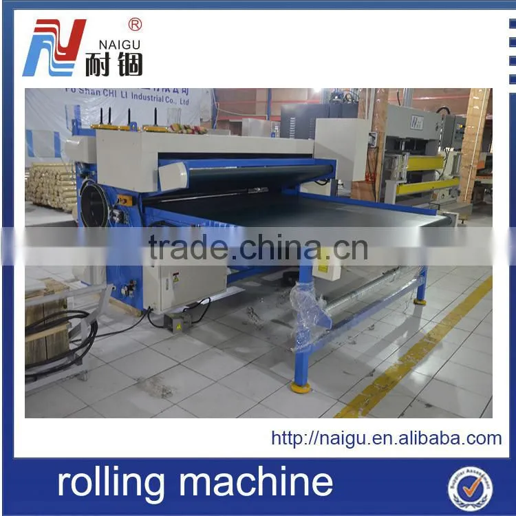 China Foshan factory price latex foam mattress compression machine/mattress roll packing machine