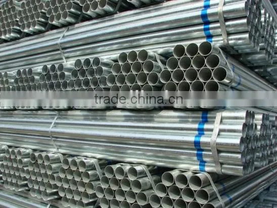 bs1387-85 black erw carbon steel pipe with BSP thread end