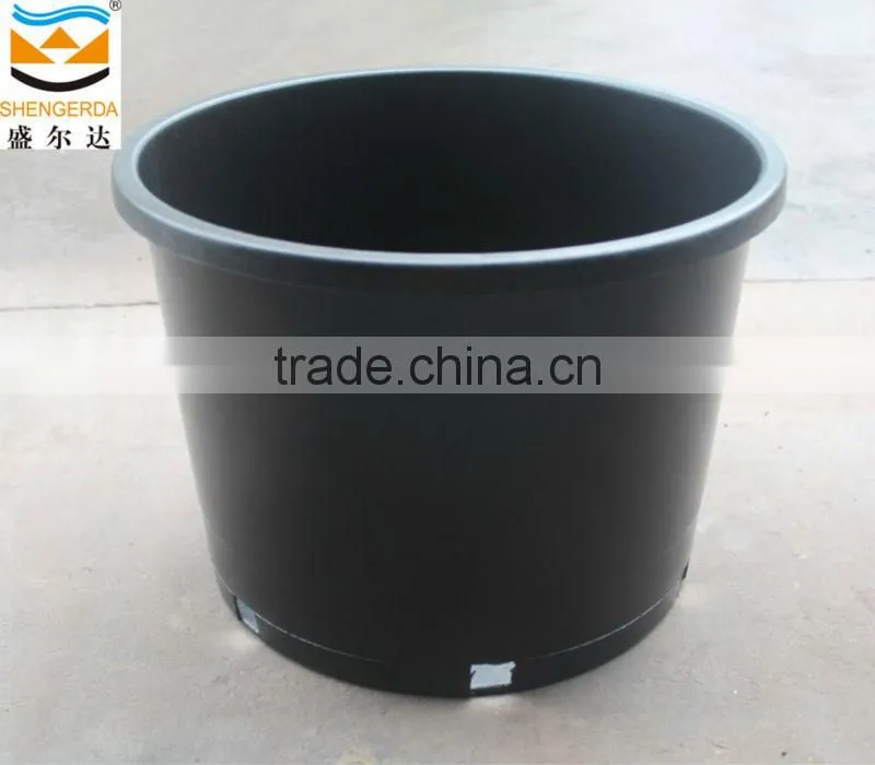 black gallon pot 1#2#5# for nursery garden plastic flower pots