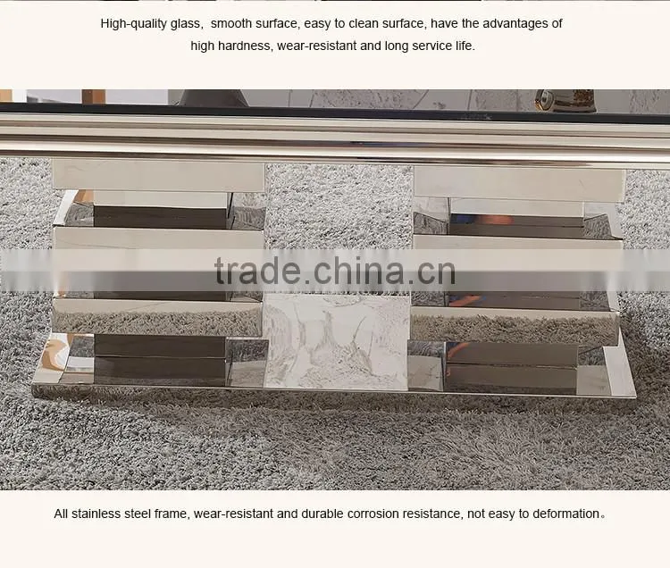 C414 China made hot selling glass furniture