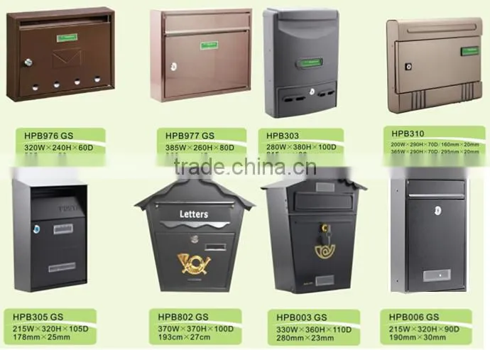 Wall Mounted Stainless Steel MailBox Letters Container