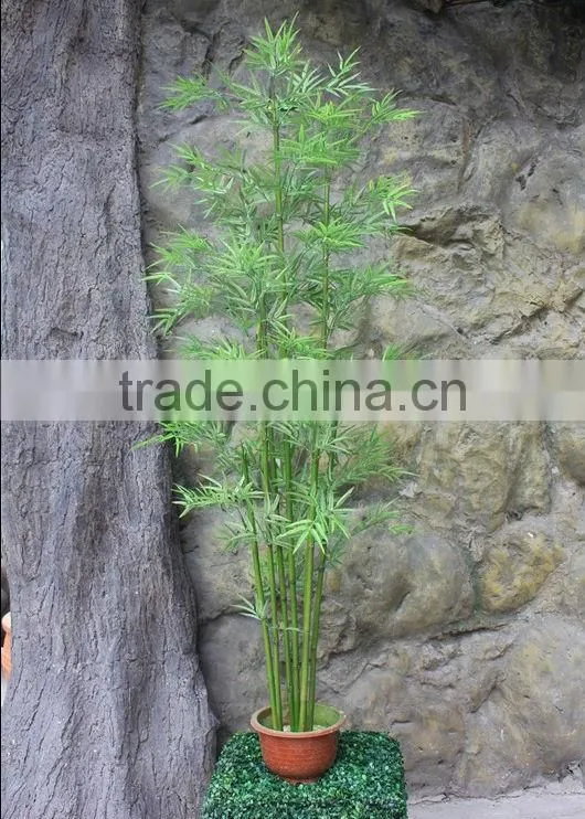 Wholesale Handmade Bamboo trunks and branches Artificial Green Bamboo