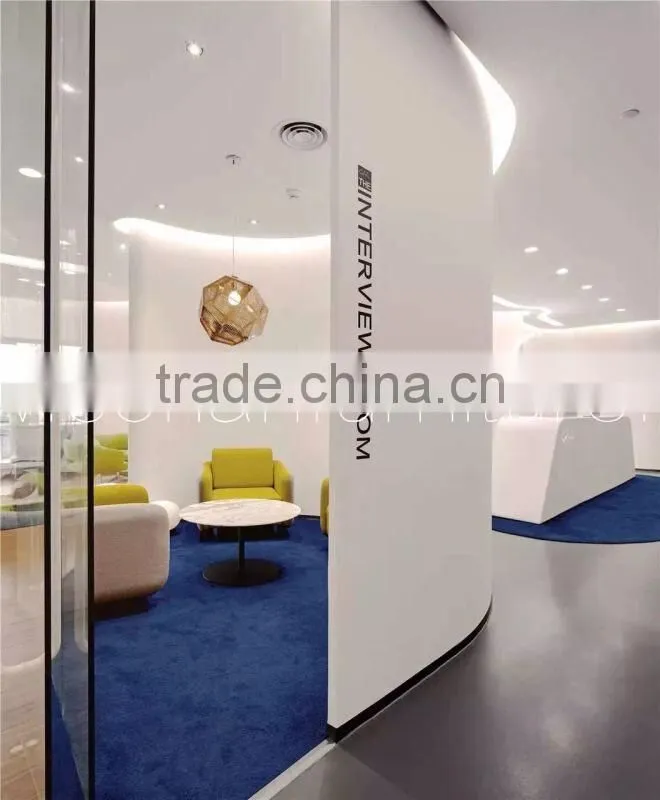New style design 100% acrylic solid surface office dividers