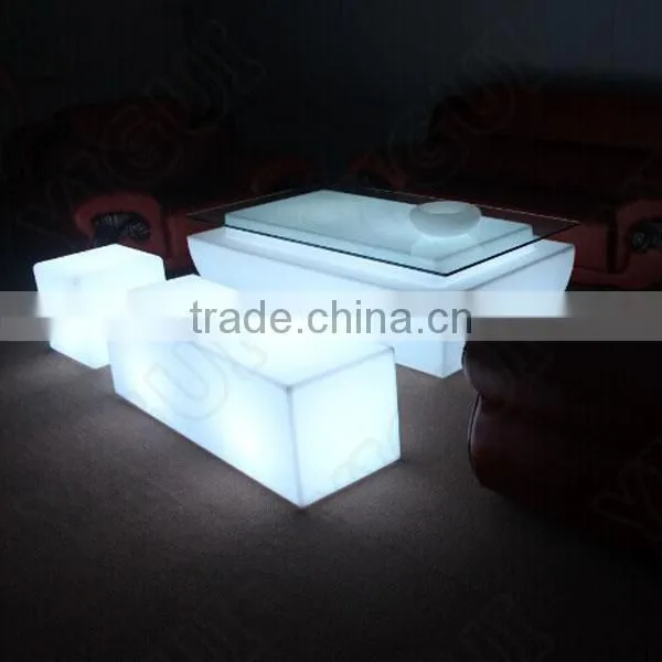 factory direct sale night club mini high glass bar counter table