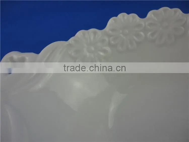 600ml cheap white large ceramic mixing bowls customized