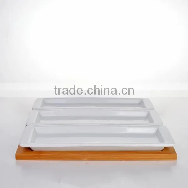 FDA,SGS,Food-grade New arrive white square porcelain china dishes