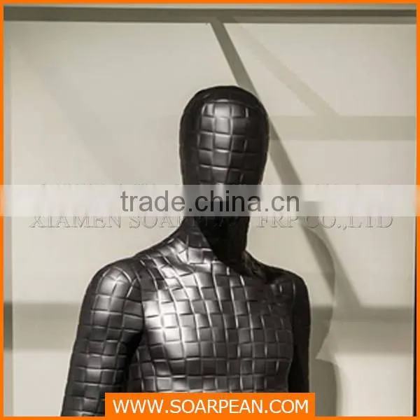 New arrival fiberglass full body wholesale mannequins with leather cover