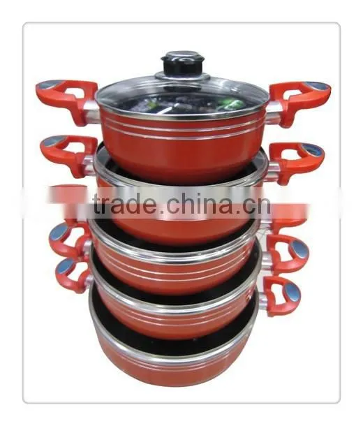 High quality,Aluminium stockpot,non-stick aluminum pot cookware sets