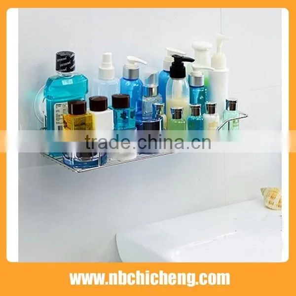 2016 bath toiletires holder wall suction high grade cosmetics shelf